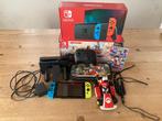 Nintendo Switch met veel extra’s, Spelcomputers en Games, Spelcomputers | Nintendo Switch, Ophalen of Verzenden, Gebruikt, Switch Original