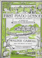 So91 bladmuziek eerste pianolessen ( boerderij scenes), Muziek en Instrumenten, Bladmuziek, Ophalen of Verzenden, Gebruikt, Artiest of Componist