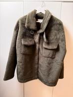 Faux Fur Jas - Maat M, Zo goed als nieuw, Damesjas, Groen, Ophalen