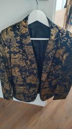 Colbert zwart goud. Glitter jasje. Blazer, Kleding | Heren, Ophalen of Verzenden, Zo goed als nieuw