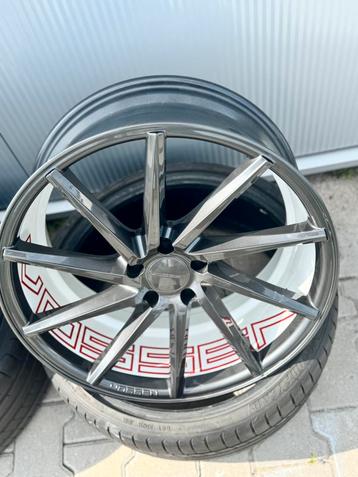 Te koop REAL vossen CVT wheels custom paint 20” 5x112  (9J) beschikbaar voor biedingen
