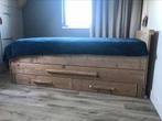 Steigerhoutenbed eenpersoons ZGAN!!, 90 cm, Eenpersoons, Steigerhout, Ophalen of Verzenden