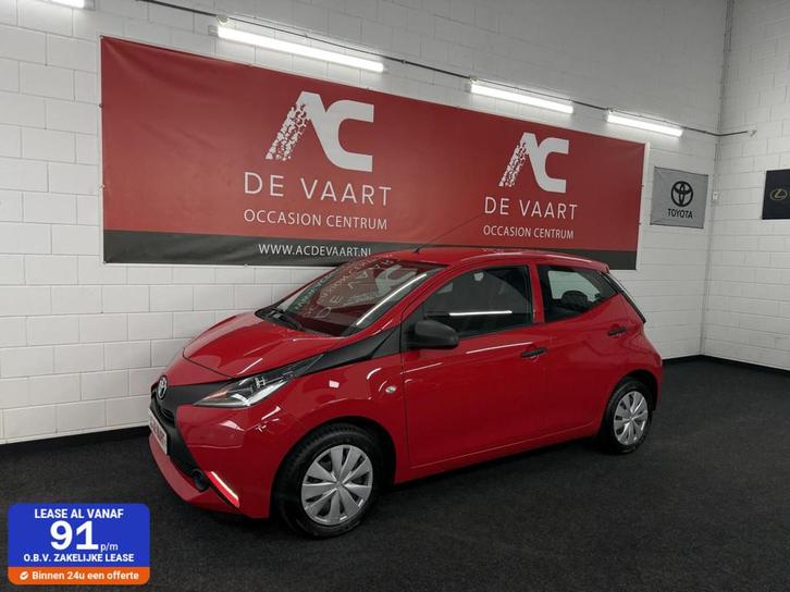 Toyota Aygo 1.0 VVT-i x - TOPSTAAT/5DEURS/AIRCO/LED/NAP, Auto's, Toyota, Bedrijf, Te koop, Aygo, ABS, Airbags, Alarm, Electronic Stability Program (ESP)