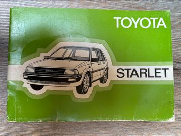 Instructieboekje TOYOTA Starlet beschikbaar voor biedingen
