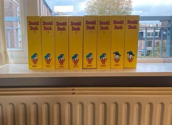 Donald duck - jaargangen weekblad 2001 t/m 2004 - in mappen, Boeken, Stripboeken, Gelezen, Complete serie of reeks, Ophalen of Verzenden