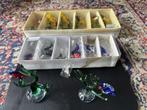 Saphira Glas, 16 Vissen in Schitterende Kleuren.  Zie de fot, Antiek en Kunst, Ophalen of Verzenden