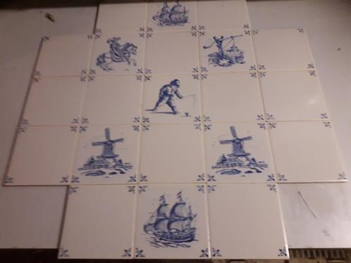 Leuk tegeltableau voor schouw of aanrecht, Doe-het-zelf en Verbouw, Tegels, Nieuw, Wandtegels, Keramiek, Minder dan 20 cm, Minder dan 20 cm
