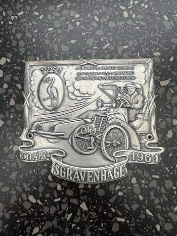 Algemeen Haags Comite. s'Gravenhage plaquete. 1964 beschikbaar voor biedingen