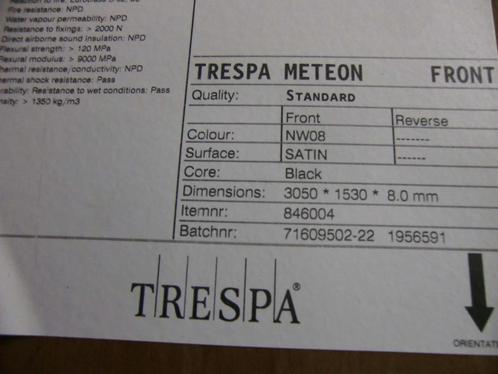 Aantal platen trespa nieuw nw08 en nw15  (nr139), Doe-het-zelf en Verbouw, Overige Doe-het-zelf en Verbouw, Nieuw, Ophalen