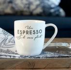 Riviera maison - espresso kopje, Huis en Inrichting, Keuken | Servies, Ophalen of Verzenden, Overige stijlen, Kop(pen) en/of Schotel(s)