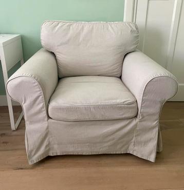 Ikea Ektorp stoel fauteuil zandkleurig