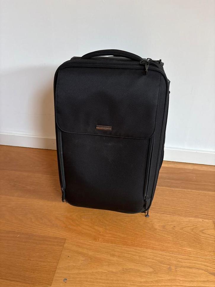 Zwarte Trolley Koffer Kengsinton nieuwstaat!, Sieraden, Tassen en Uiterlijk, Koffers, Gebruikt, Overige materialen, 50 tot 60 cm