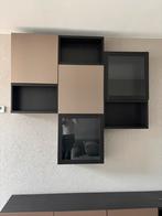 Hang-kast voor aan de muur, Ophalen, Gebruikt, Minder dan 100 cm, Met klep(pen)