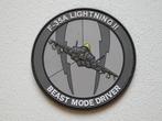 Patch RNLAF F-35A Lightning II Beast Mode Driver, Verzamelen, Verzenden, Luchtmacht, Nederland, Embleem of Badge