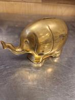 Vintage Messing Olifant Spaarpot, Ophalen of Verzenden