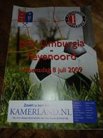 Programma Limburgia - Feyenoord 2009, Ophalen of Verzenden, Gebruikt, Feyenoord, Boek of Tijdschrift