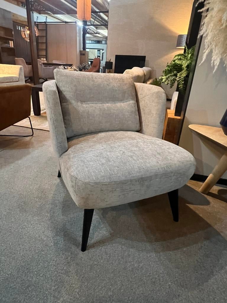 Showroommodel fauteuil Miami beige, Ophalen, Nieuw, 75 tot 100 cm, Landelijk, kinderkamer, modern, hotelchique