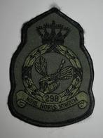 Kroon embleem Koninklijke Luchtmacht 298 Squadron groen, Embleem of Badge, Nederland, Luchtmacht, Verzenden