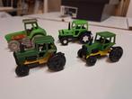 Vier kleine speelgoed tractoren, Ophalen of Verzenden, Gebruikt, Tractor of Landbouw