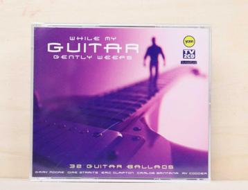 2 CD's Various – While My Guitar Gently Weeps beschikbaar voor biedingen