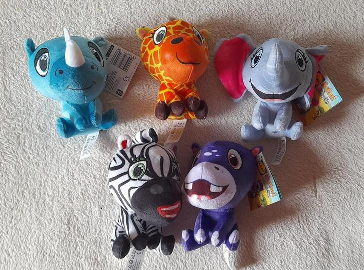 Safari mini's (knuffels spaaractie Lidl), Verzamelen, Supermarktacties, Lidl, Ophalen of Verzenden