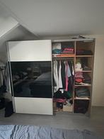 Mooie grote kledingkast, Huis en Inrichting, Kasten | Kledingkasten, Ophalen, Met plank(en), 200 cm of meer, Zo goed als nieuw