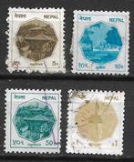 Nepal 1986 Def serie tempels koningskroon, Ophalen of Verzenden, Gestempeld, Zuid-Azië