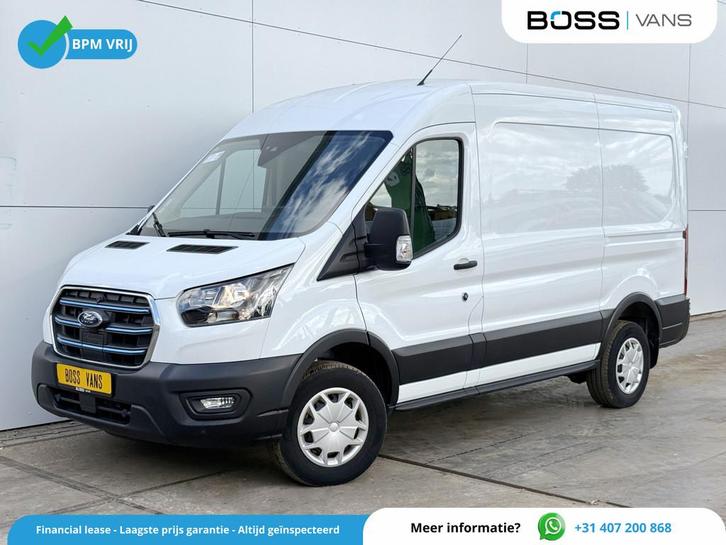 Ford E-Transit 75kWh 184PK 390 Elektrisch 75kWh 334km WLTP B, Auto's, Bestelauto's, Bedrijf, Te koop, ABS, Achteruitrijcamera