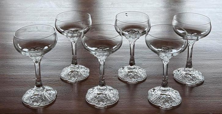 6 Rosenthal Monbijou likeurglazen, Verzamelen, Glas en Borrelglaasjes, Zo goed als nieuw, Overige typen, Ophalen of Verzenden