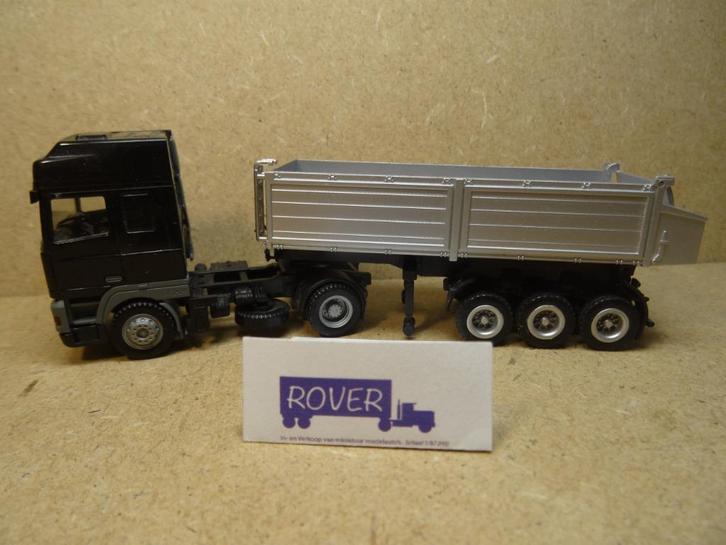 HERPA 1:87, DAF 95-500, 5-As Bulk-Kieper, Zie Foto`s, Hobby en Vrije tijd, Modelauto's | 1:87, Zo goed als nieuw, Bus of Vrachtwagen