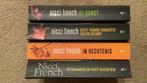 Nicci French, 4x: De gunst - In hechtenis - Stemmen in het, Ophalen of Verzenden, Zo goed als nieuw, Nicci French, Nederland