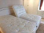 Luxe VI-Spring bedcombinatie – 100x210 (2-persoons), Ophalen, 210 cm, Tweepersoons, Crème