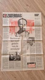 Haagse courant Suriname revolutie 11 december 1982, Ophalen of Verzenden, 1980 tot heden, Tijdschrift
