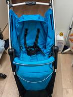 BLAUWE BUGGY, Kinderen en Baby's, Buggy's, Ophalen, Zo goed als nieuw, Zonnekap