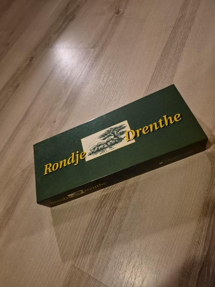 Rondje Drenthe Bordspel, Hobby en Vrije tijd, Gezelschapsspellen | Bordspellen, Gebruikt, Drie of vier spelers, Vijf spelers of meer