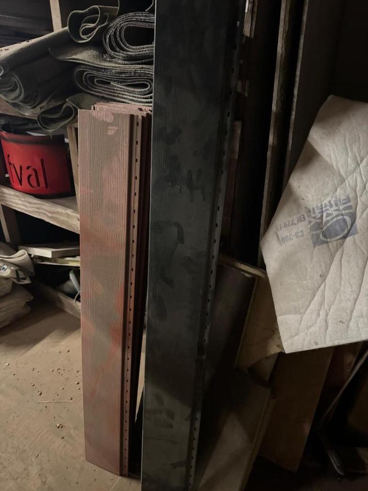 Werzalit gevelbekleding, Tuin en Terras, Palen, Balken en Planken, Nieuw, Ophalen