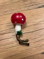 Antieke paddestoel kerstbal op clip, Diversen, Kerst, Ophalen, Gebruikt