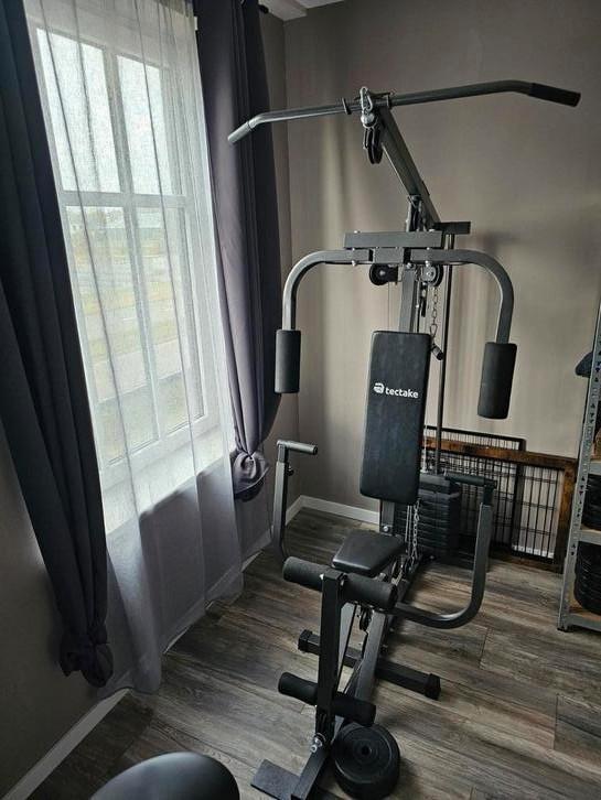 Krachtstation nieuw, Sport en Fitness, Fitnessmaterialen, Zo goed als nieuw, Overige typen, Ophalen