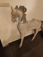 Groot Houten Kermispaard - Decoratief, Antiek en Kunst, Ophalen