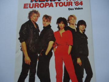 sticker oud NENA POPMUZIEK band duitsland Europa tour 84 beschikbaar voor biedingen