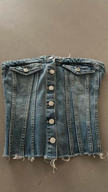 Denim top Zara 