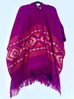 Alpaca wol poncho met capuchon - fuchsia - NIEUW!, Kleding | Dames, Ophalen of Verzenden, Nieuw