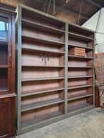 Prachtige oude bibliotheekkast / boekenkast / wandkast, Antiek en Kunst, Ophalen