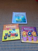 3 bakboekjes taarten cupcakes e.d, Ophalen of Verzenden, Zo goed als nieuw, Taart, Gebak en Desserts