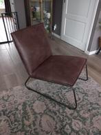 Mooie Bruine Fauteuil, Ophalen, Bruin, Zo goed als nieuw, Metaal