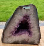 Prachtige Amethist Geode uit Brazilië - 16,95 kg, Verzamelen, Mineralen en Fossielen, Ophalen of Verzenden, Mineraal