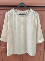 Scotch & Soda luxe shirt maat 1-S met 3-4 mouwtje, Beige, Scotch & Soda, Ophalen of Verzenden, Zo goed als nieuw