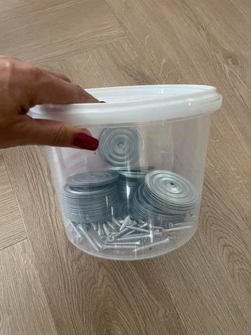 Nieuw ETANCO Combi S schroeven met drukplaat 40mm (90 stuks) beschikbaar voor biedingen
