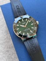 Oris Aquis Date groen - ongedragen & complete set, Overige merken, Staal, Polshorloge, Overige materialen
