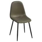 4 stuks eetkamer stoel Napoli olijfgroen, Ophalen, Overige kleuren, Nieuw, Metaal